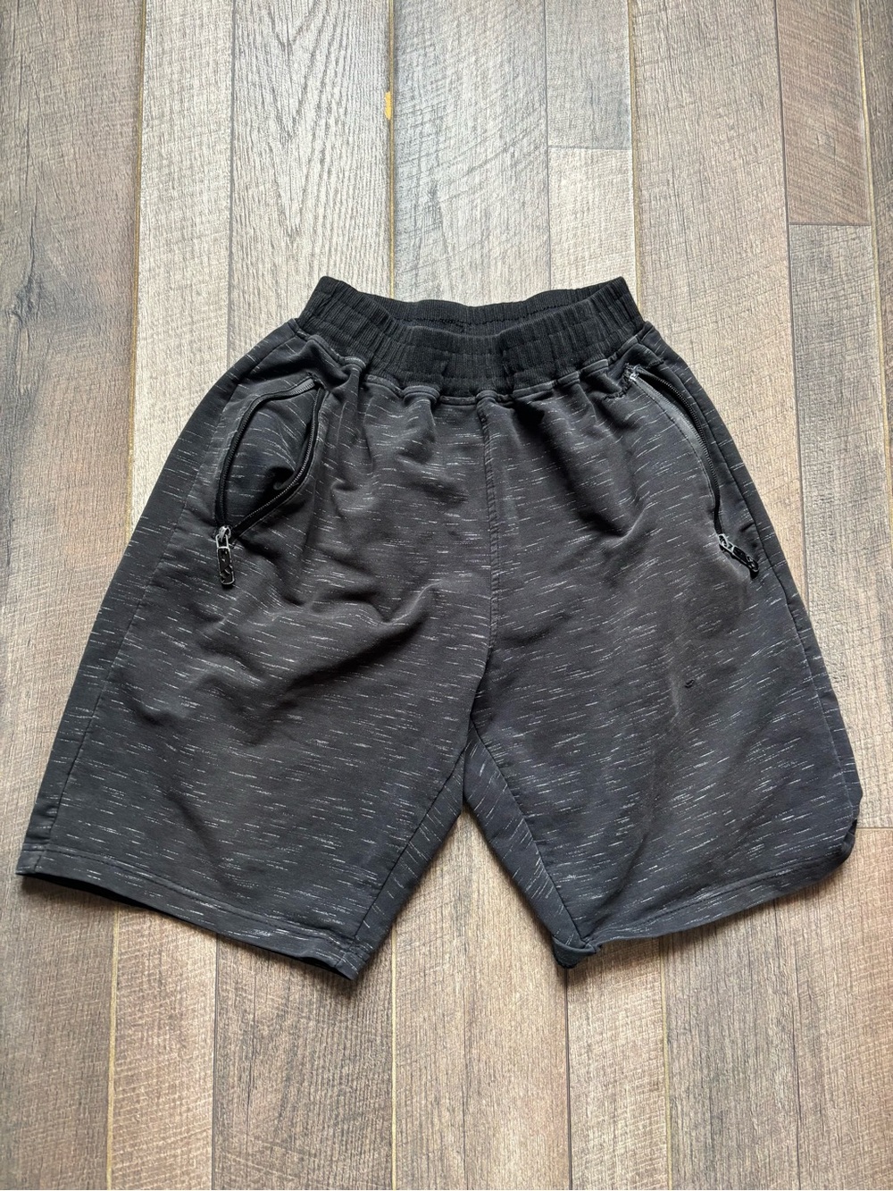 Men's Black Performance Drawstring Shorts